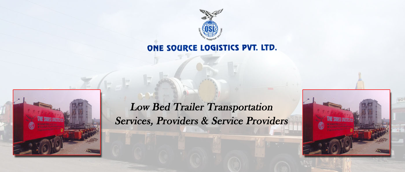 Low Bed Trailer Transportation