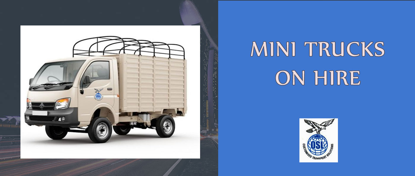 MINI TRUCKS ON HIRE